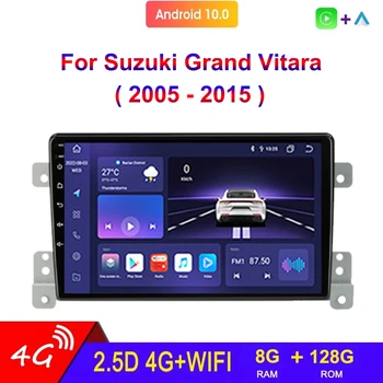 4G Android 10 Auto Raadio Suzuki Grand Vitara 3 2005-2013 2014 2015 Multimeedia Mängija, 2Din Navigatsiooni Carplay juhtseade Stereo