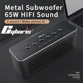 65W TWS Traadita Paari Kodu Poole Bluetooth Kõlar Valjemini Stereo Soundbar Väljas Kõlarid Kaasaskantav Boombox caixa de som