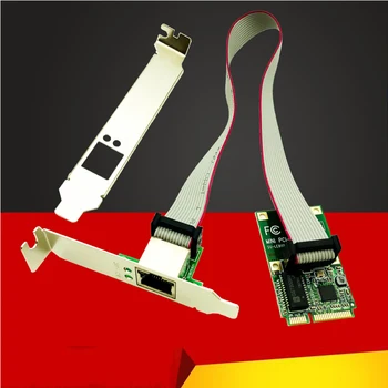 BTBcoin Võrgu Kaart (Mini PCI-E Võrgu Kaart 1000Mbps Gigabit Ethernet 10/100/1000M NIC RJ45 LAN Adapter Arvuti PC