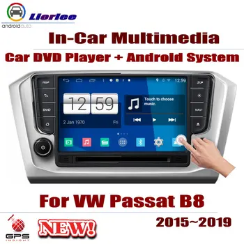Näiteks VW Passat B8 GT GTE 2015-2019 Auto Android DVD-GPS-Mängija, Navigatsioonisüsteem HD Ekraan, Raadio Multimeedia