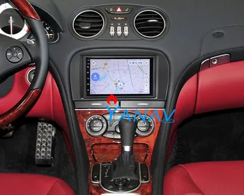 Tesla stiilis Auto Navigatsiooni GPS-Mercedes-Benz sl500-2003 muutmata navigatsiooni multimeediasüsteem (Raadio Stereo carplay